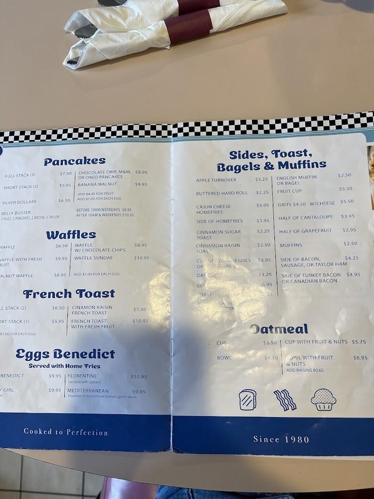 Paul & Christa's Diner Menu image 1