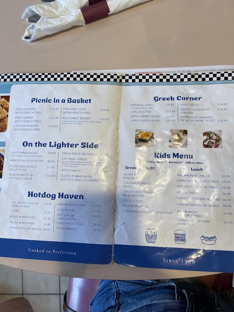 Paul & Christa's Diner Menu image 3